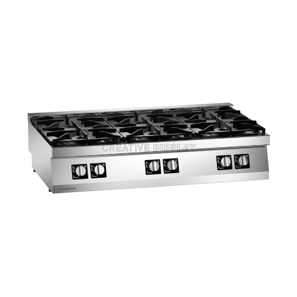 Angelo Po Six Burner Gas Cooking Range For Sale In Doha Qatar
