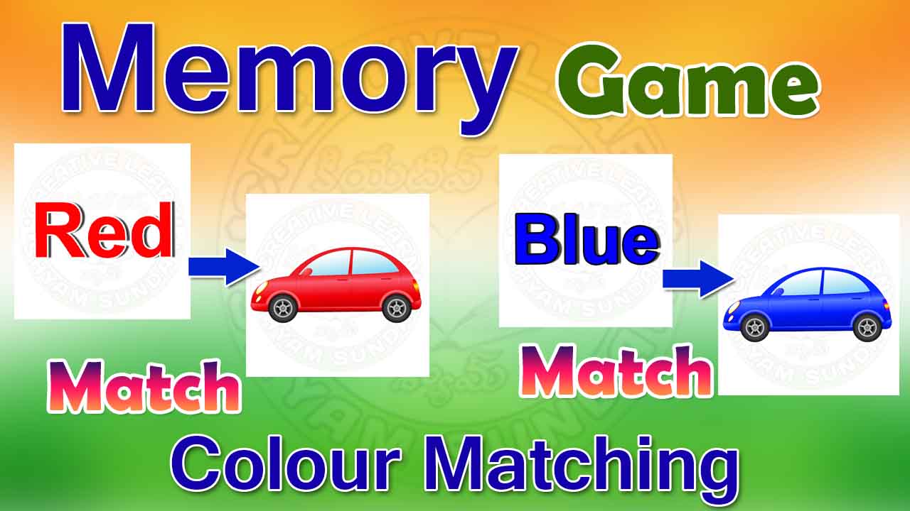 Colour Matching Memory Game 1 CREATIVE LEARNS