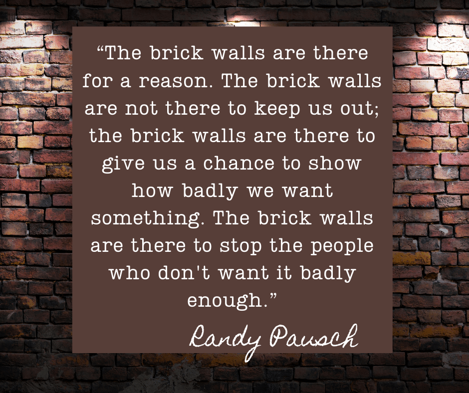 Emotional Brick Wall Quotes