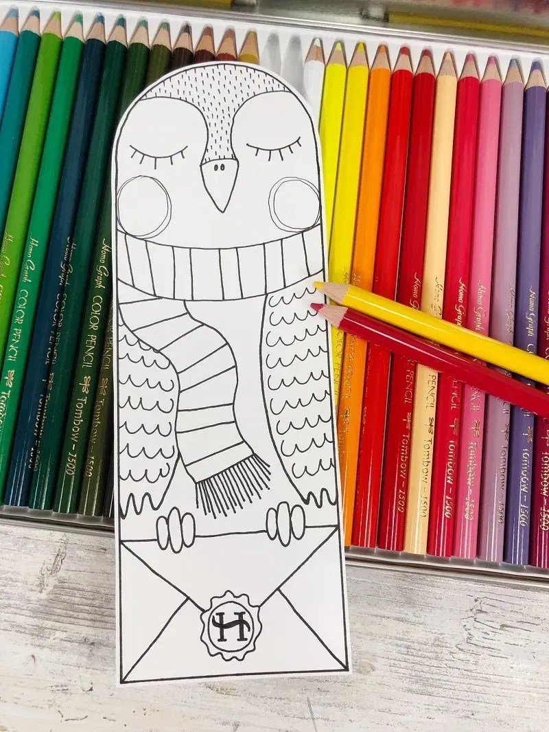 FREE HARRY POTTER OWL BOOKMARK CREATIVELY BETH 12 | Creatively Beth