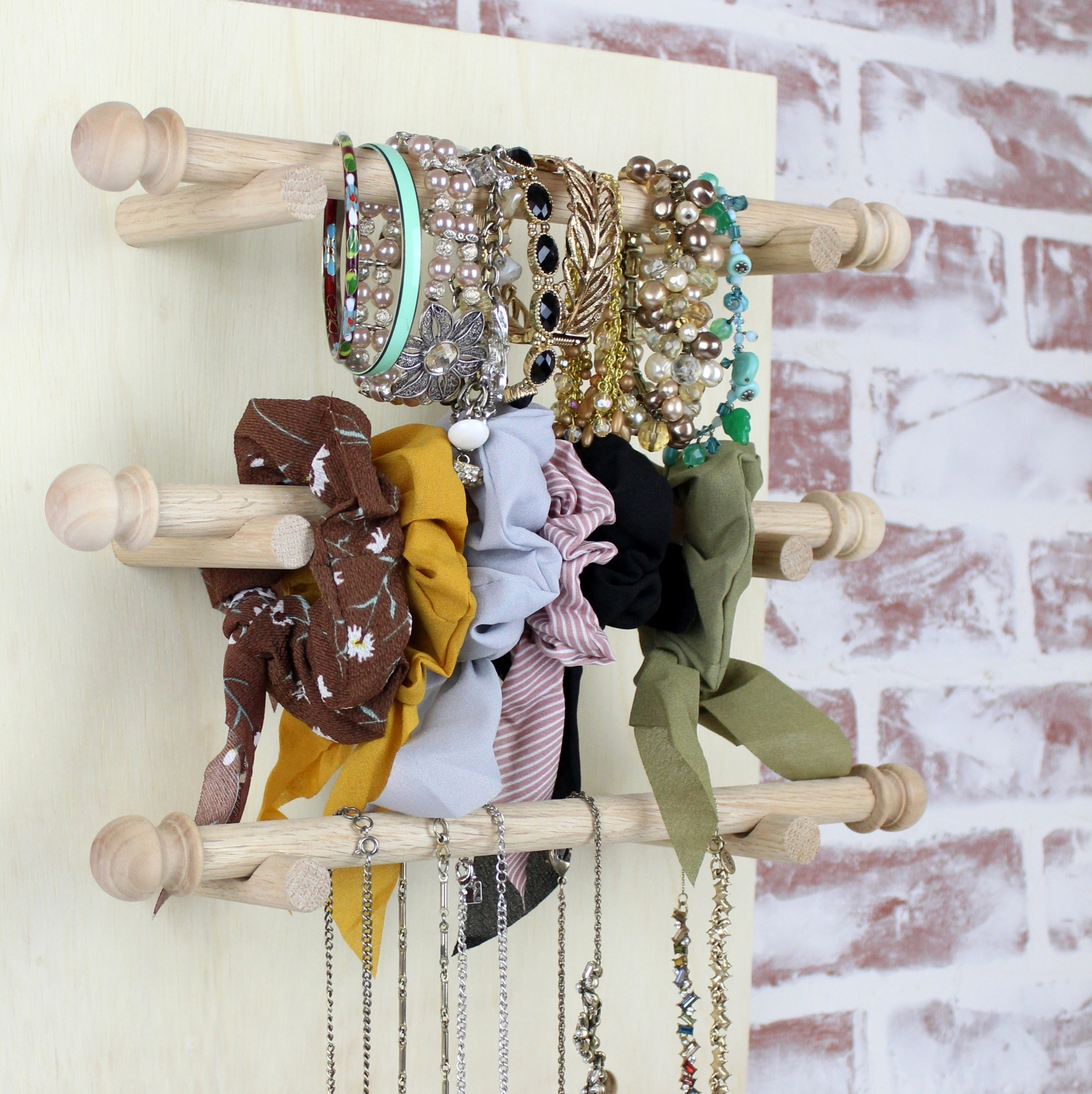 Pegboard Jewelry Display Shelf