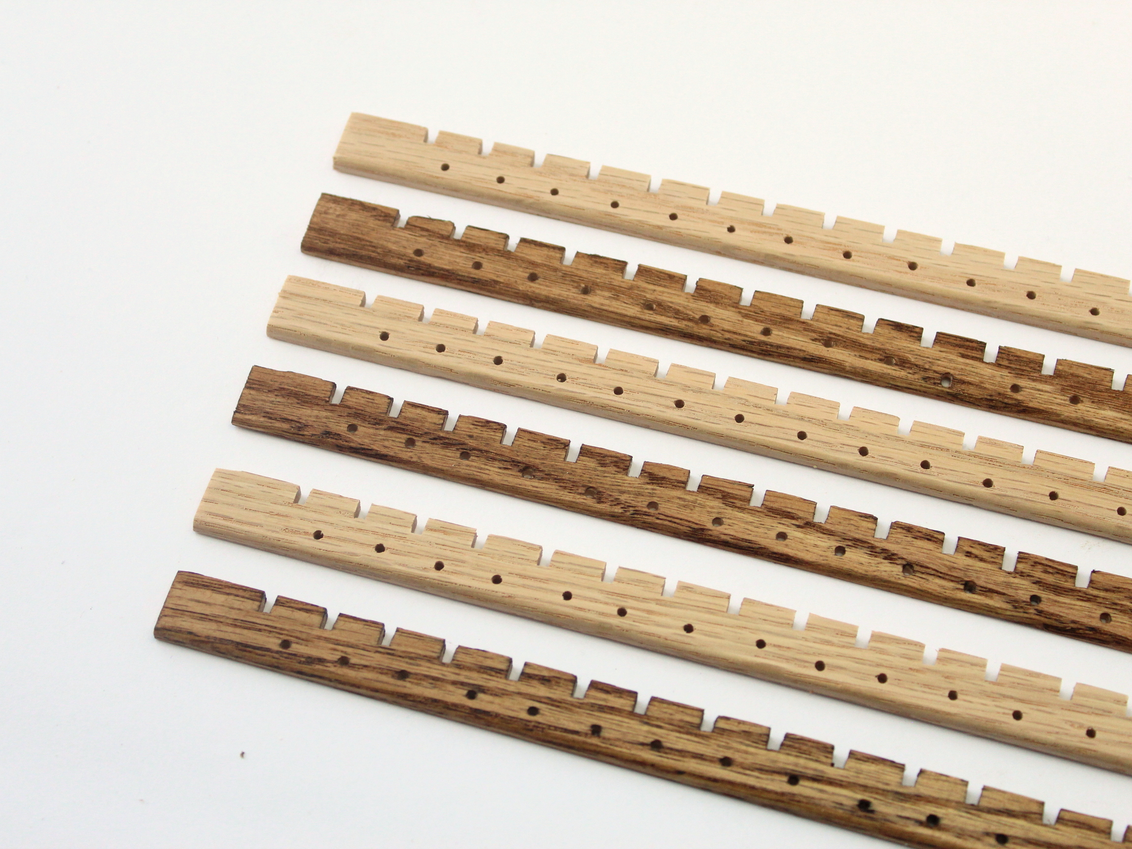 Earring Slats with Holes & Notches