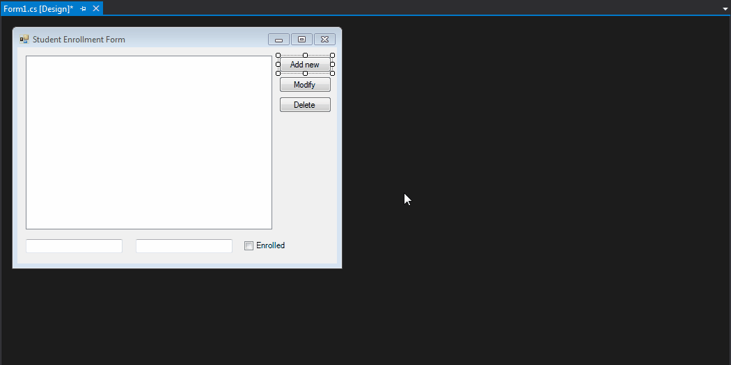Data binding UI controls to ListView columns in WinForms