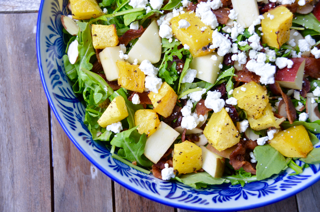 Autumn Salad with Honey Thyme Vinaigrette Creatively Delish