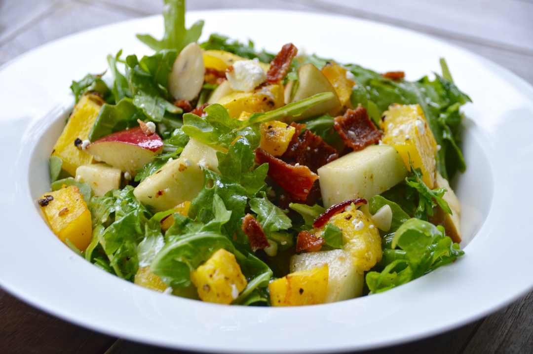 Autumn Salad with Honey Thyme Vinaigrette Creatively Delish