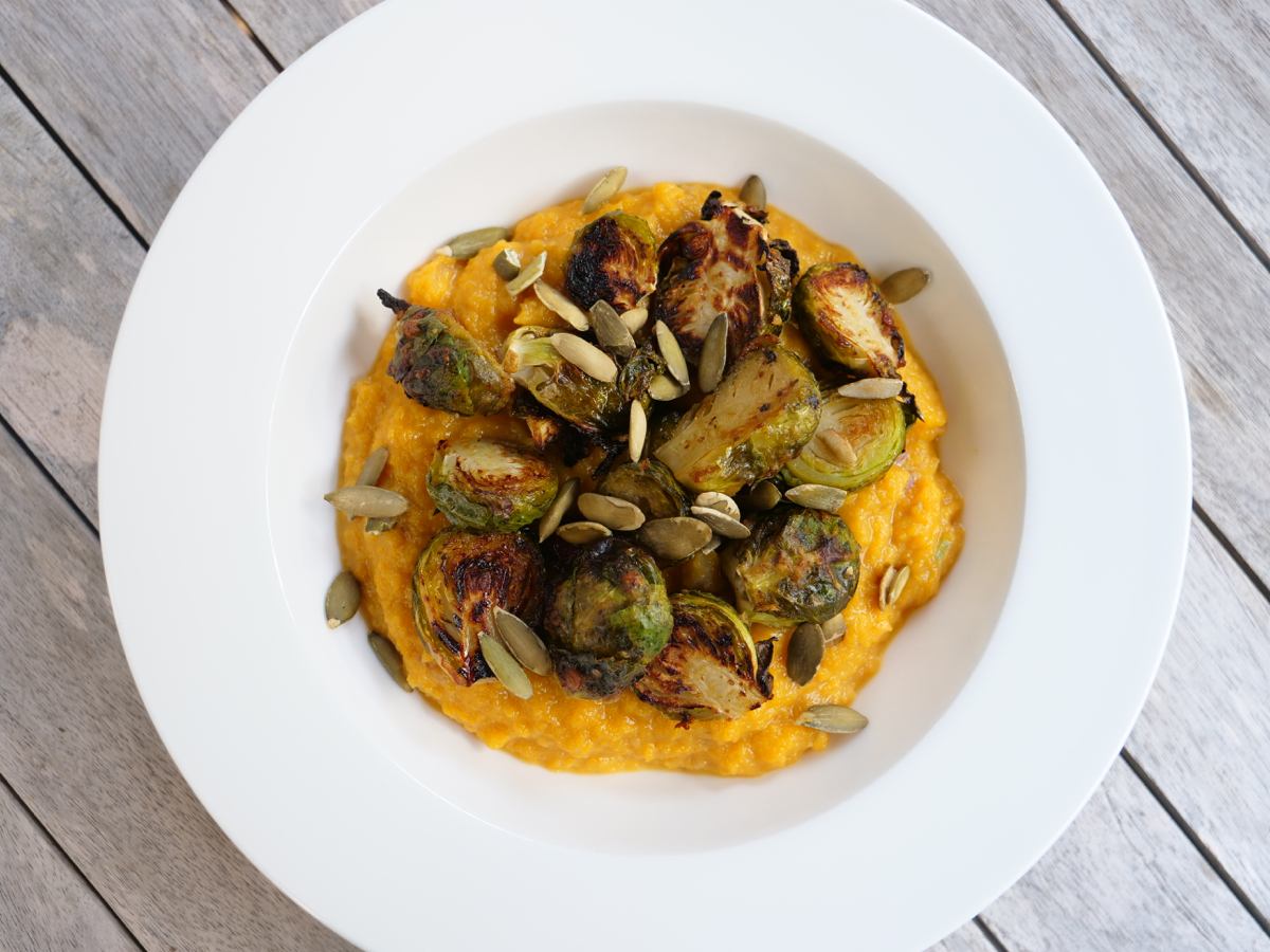 Maple Miso Roasted Brussels Sprouts Creatively Delish