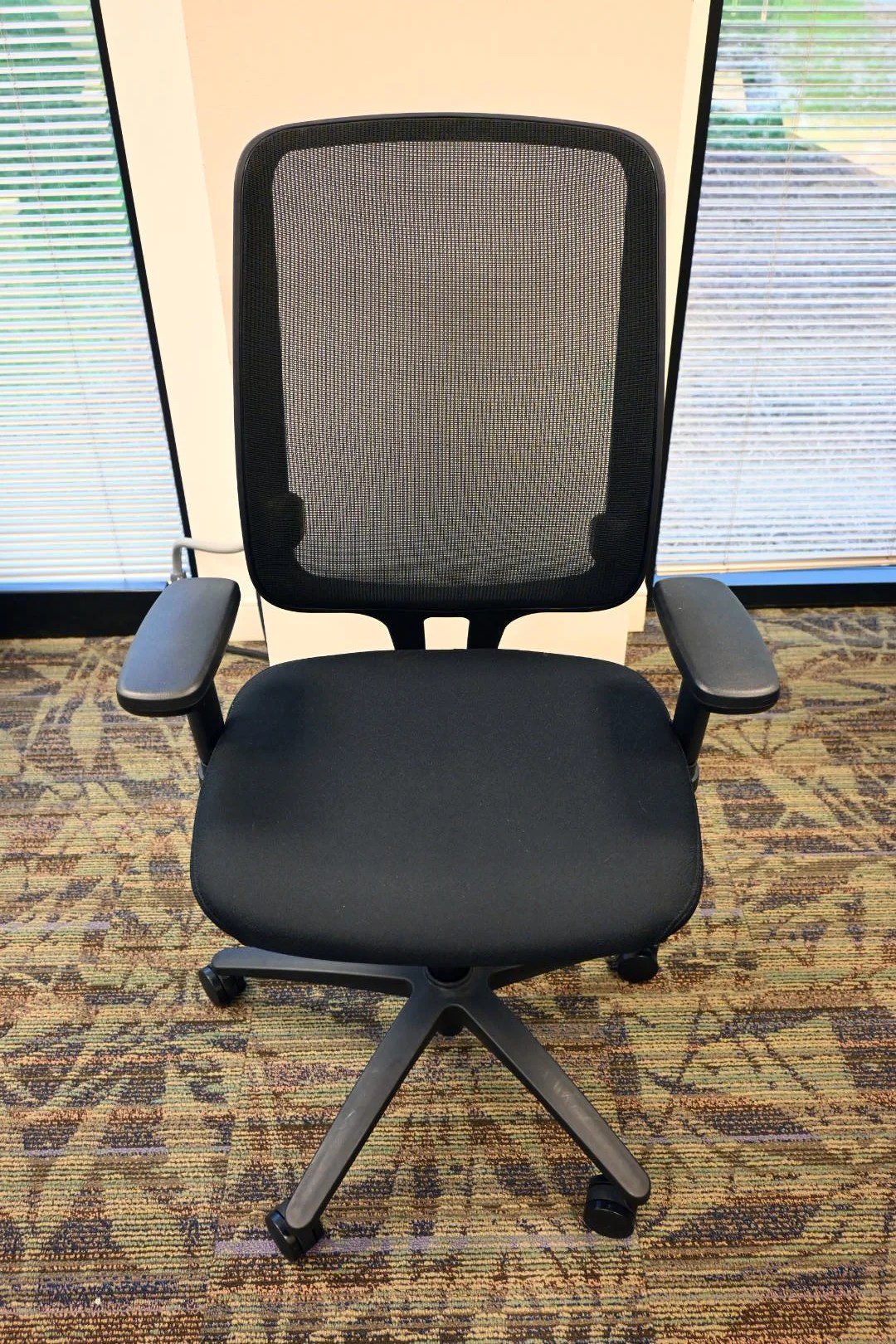 AllSteel Access Black Fabric Creative Business Used Furniture