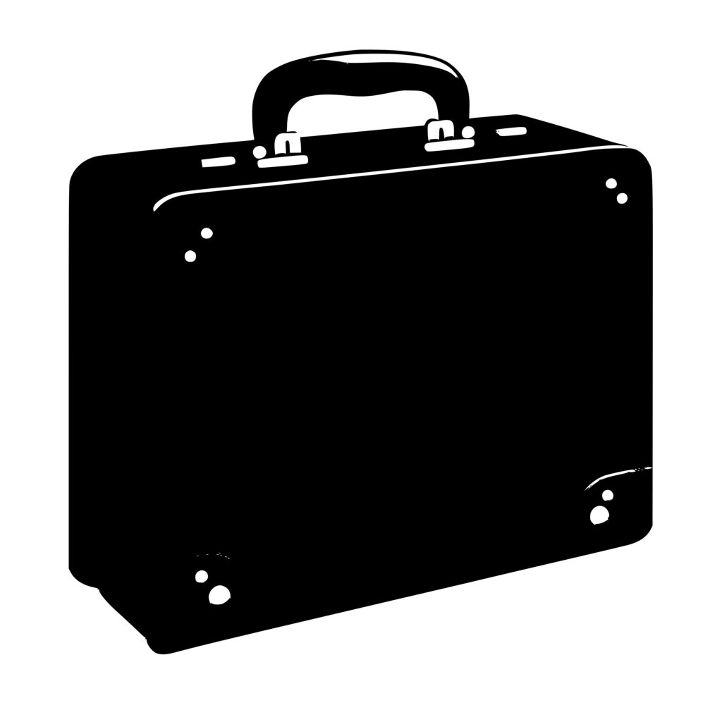 Instant Download Briefcase Tags SVG, PNG, DXF Files for Cricut