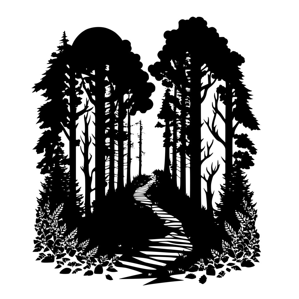 Forest Trail SVG Download Perfect for Cricut, Silhouette, and Laser