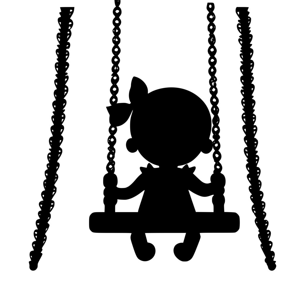Baby On Swing SVG Perfect Design for Cricut, Silhouette, xTool