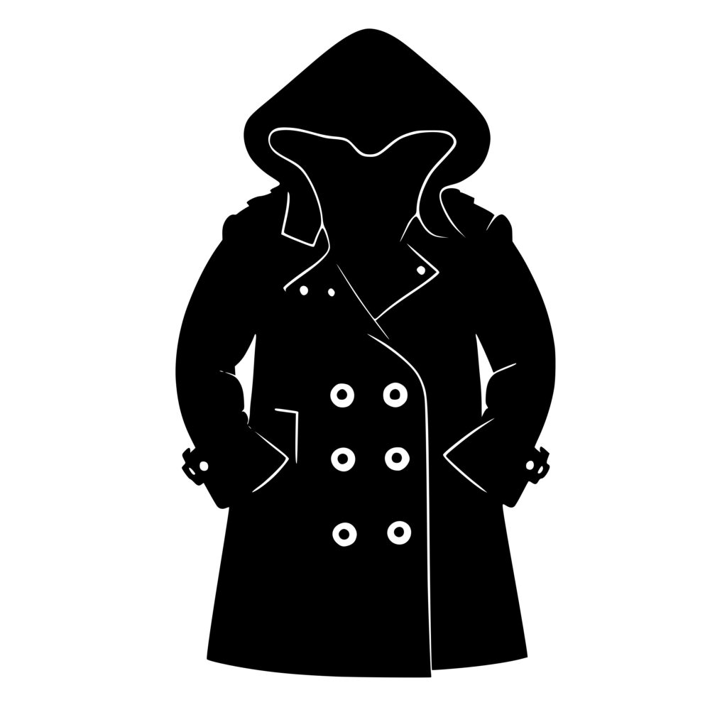 Pea Coat SVG File Instant Download for Cricut, Silhouette, Laser Machines