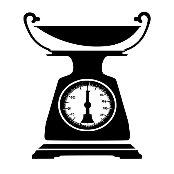 Kitchen Scale SVG File for Cricut, Silhouette, Laser Machines