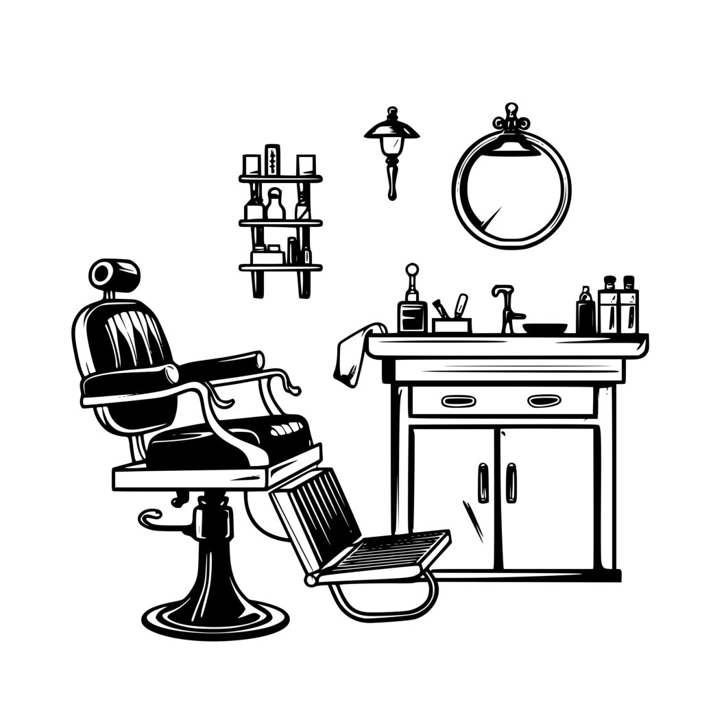 Classic Barber Shop SVG Image Instant Download for Cricut, Silhouette