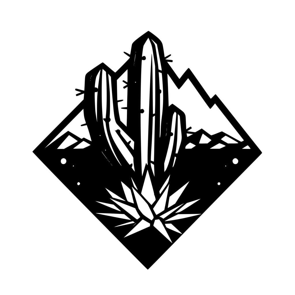 Desert Mountain SVG Image Instant Download for Cricut, Silhouette