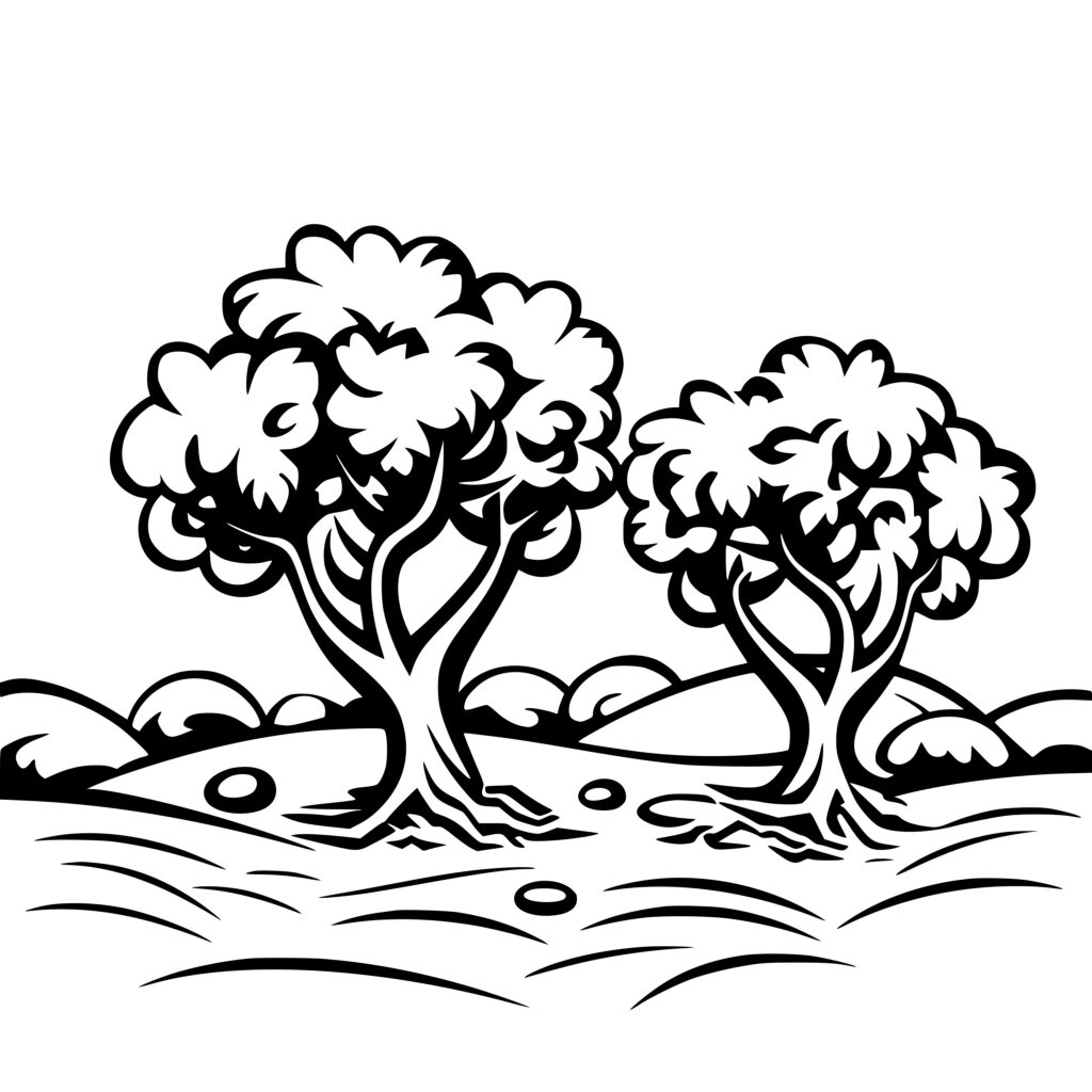 Olive Grove Vista Instant Download SVG, PNG, DXF Files for Cricut