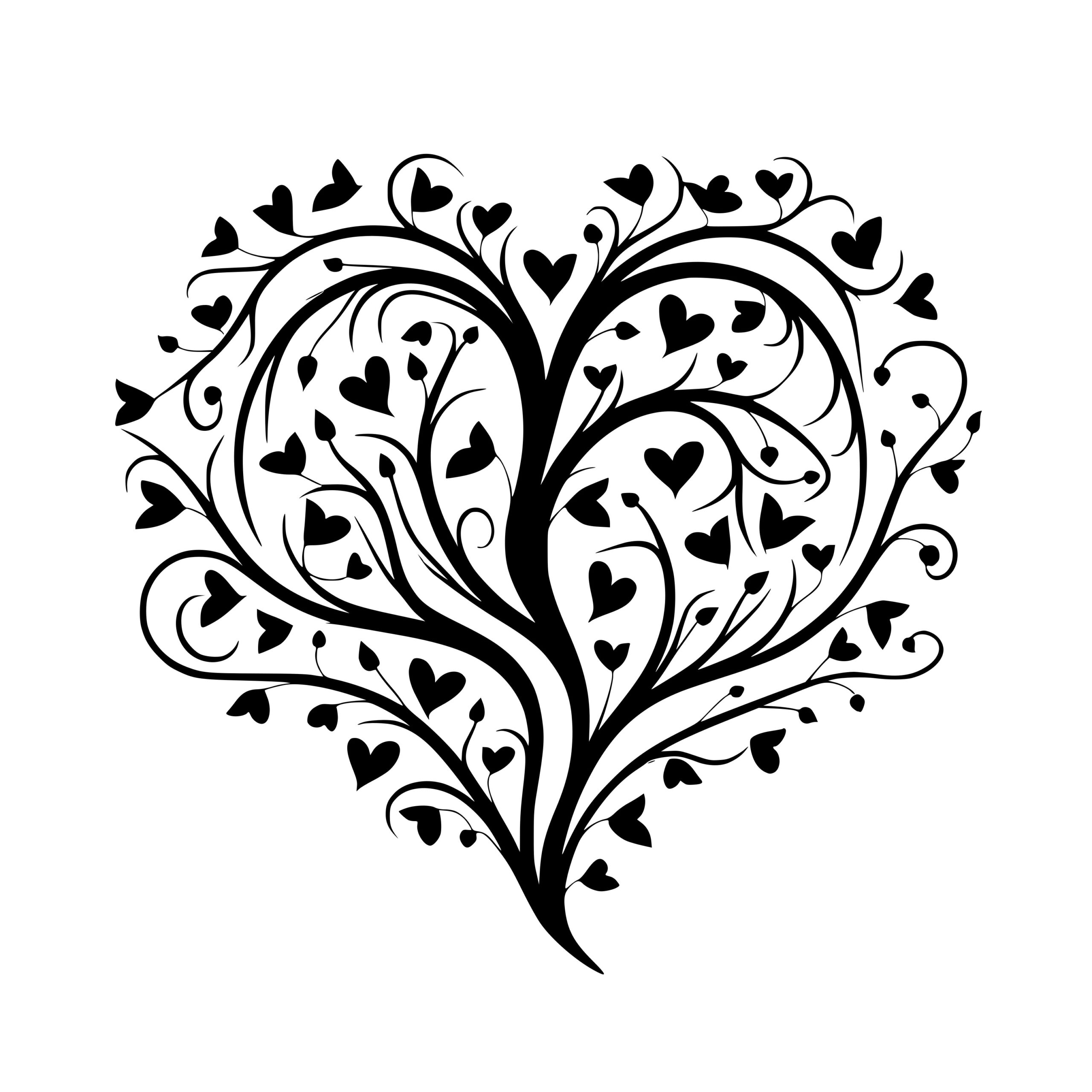 Vine Love SVG, PNG, DXF Instant Download for Cricut, Silhouette, Laser