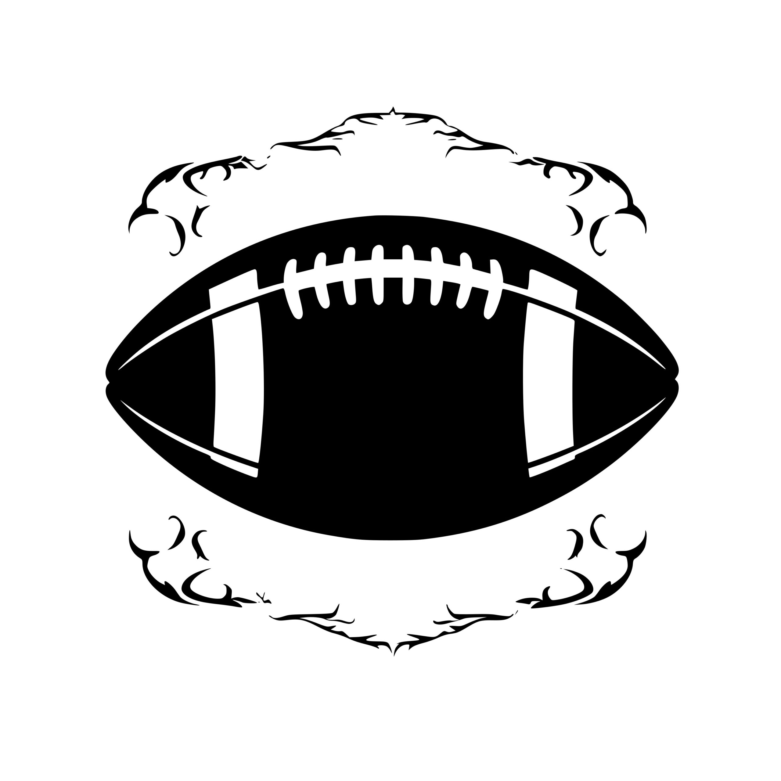 Football Blitz SVG File for Cricut, Silhouette, Laser Machines