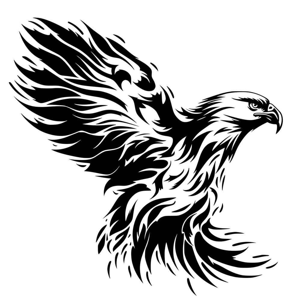 Majestic Eagle Landing SVG File for Cricut, Silhouette, Laser Machines