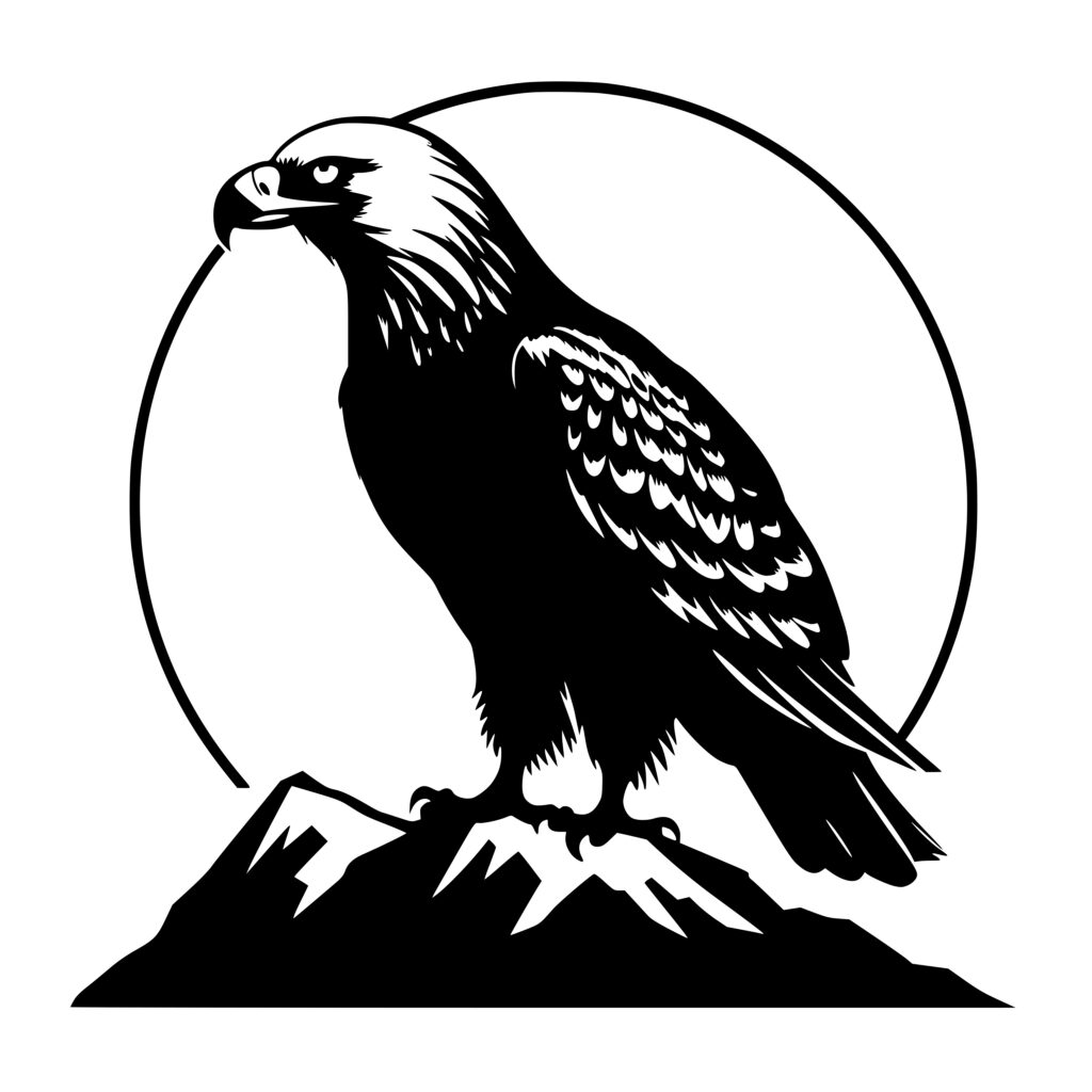 Eagle Mountain Summit SVG Image for Cricut, Silhouette, Laser Machines