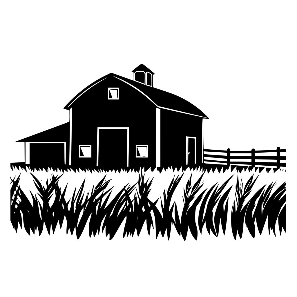 Country Barn SVG File for Cricut, Silhouette, Laser Machines