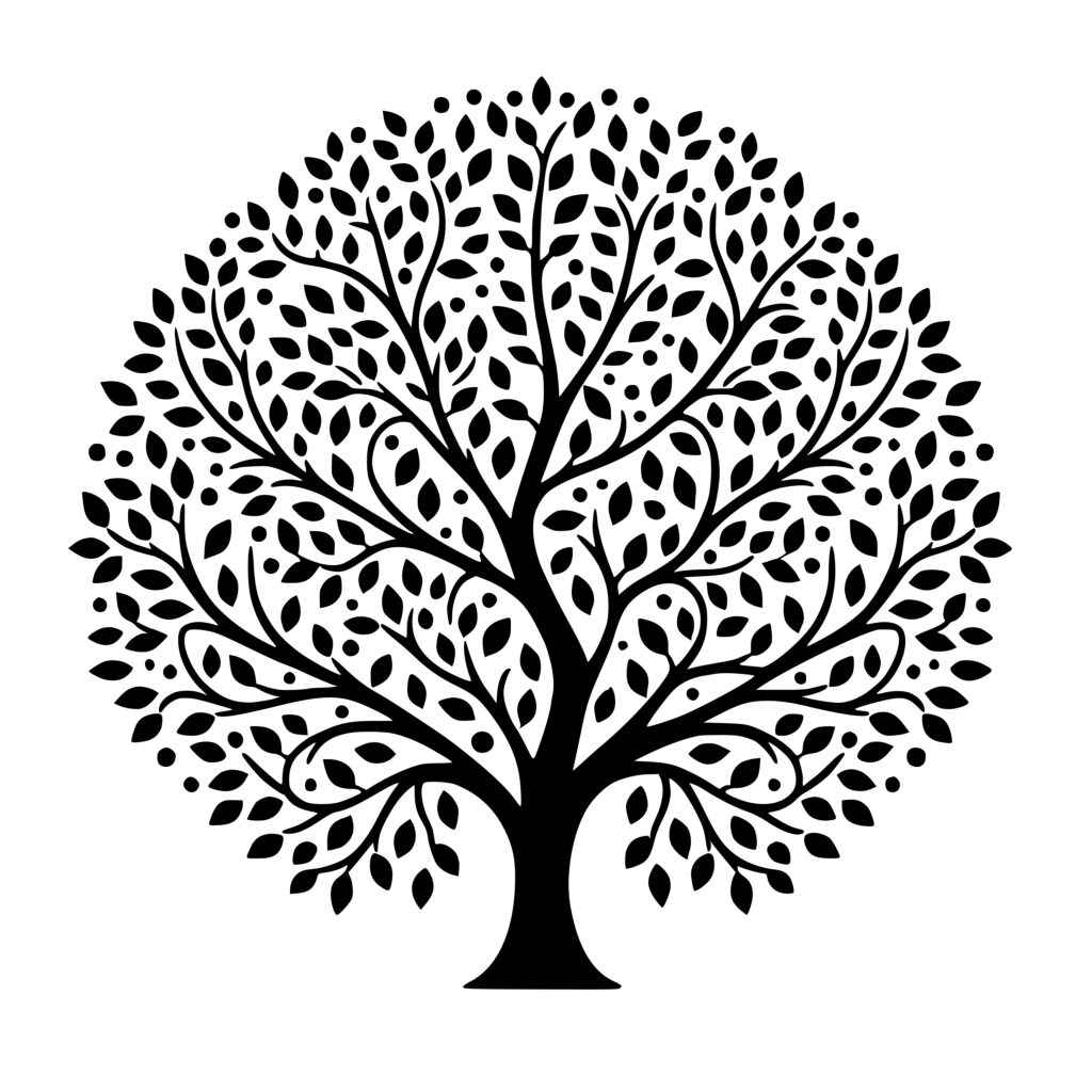 Life Tree Instant Download SVG, PNG, DXF Files for Cricut, Silhouette
