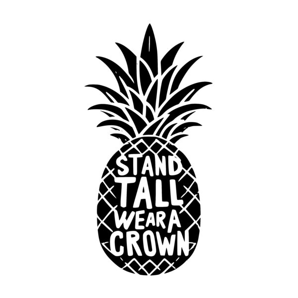 Pineapple Crown SVG File Instant Download for Cricut, Silhouette