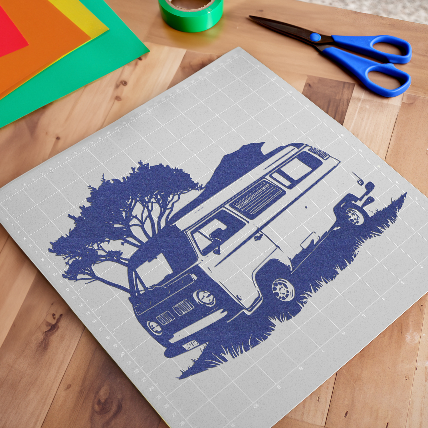 Van Life SVG File for Cricut, Silhouette, Laser Machines Instant Download