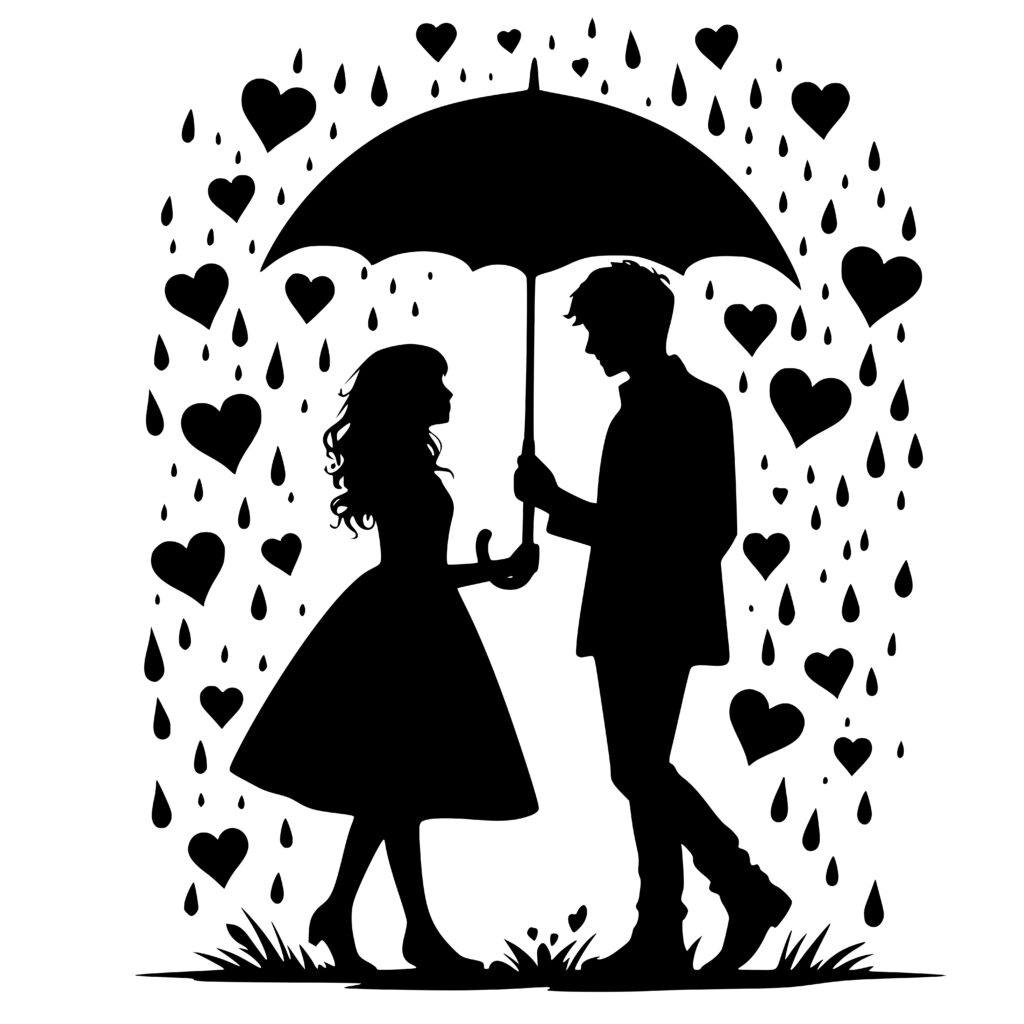 Love Umbrella SVG File Perfect for Cricut & Laser Machines