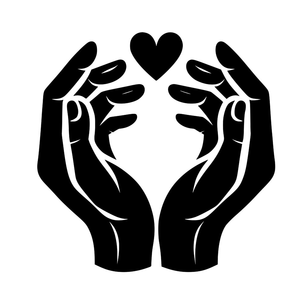 Loving Hands Design Instant Download for Cricut & Laser Machines