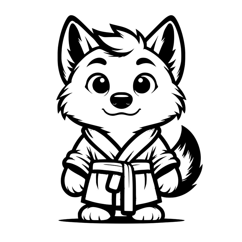 Cozy Baby Wolf Design for Cricut, Silhouette, xTool,