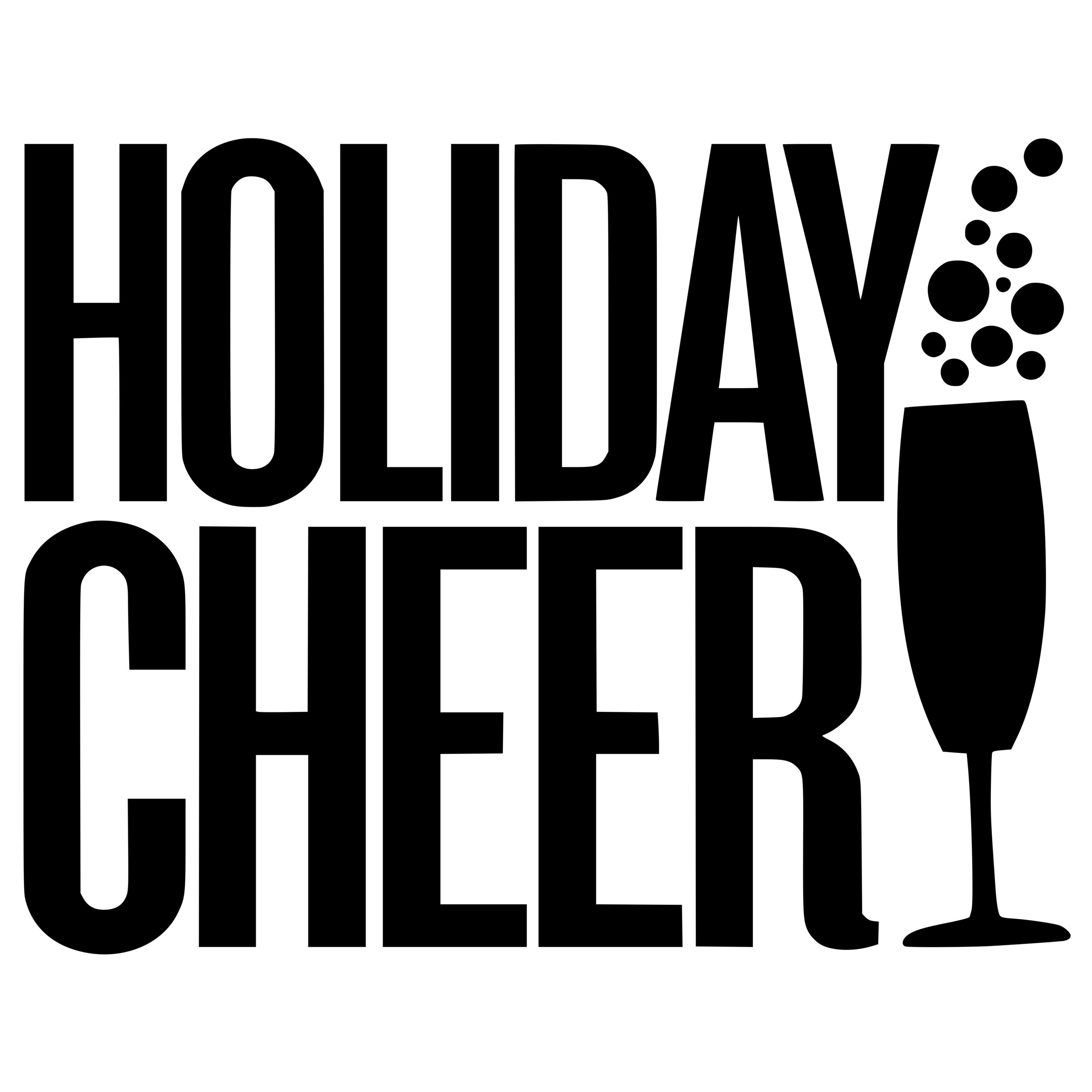 Fizzy Holiday Cheers SVG File for Cricut, Laser, Silhouette, Cameo