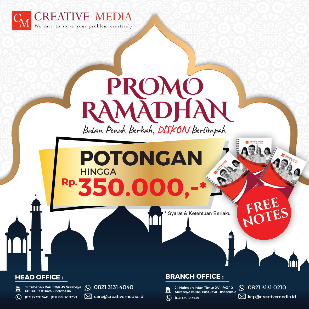 Berbagi Kebaikan di Bulan Ramadhan 1439 H Tahun 2018 Creative Media Corp.