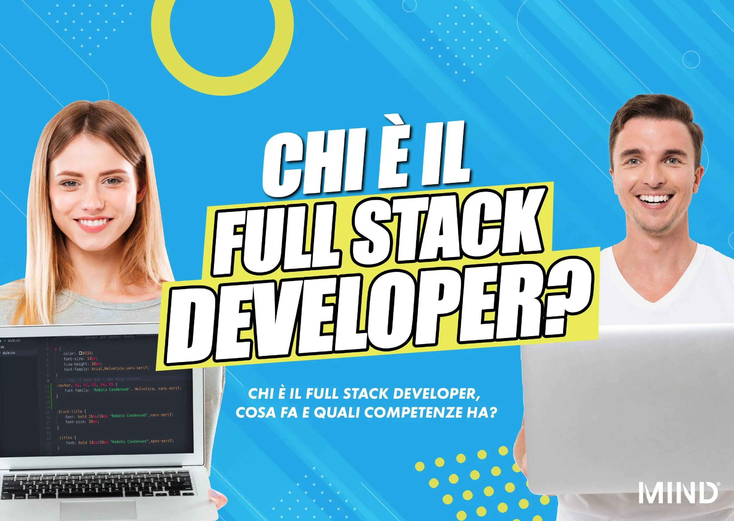 Full Stack Developer cosa fa, skills e come diventarlo MIND Academy