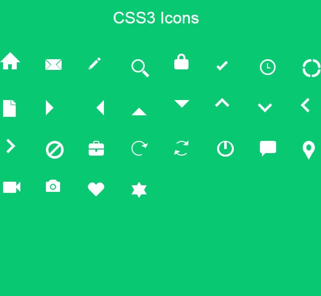 20 free CSS icon sets for  Designers Creative Nerds