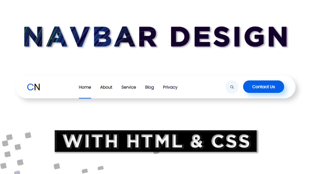 how to make navbar in html and css Archives