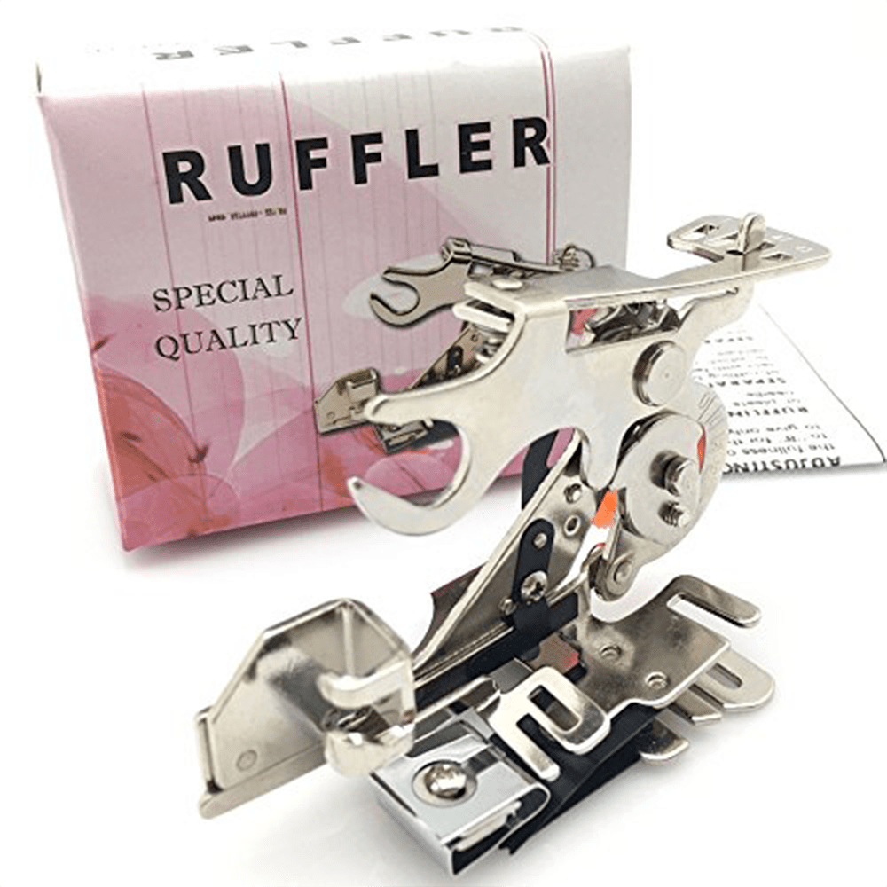 Ruffer Foot Sew Professional Looking Ruffles & Pleats in No Time