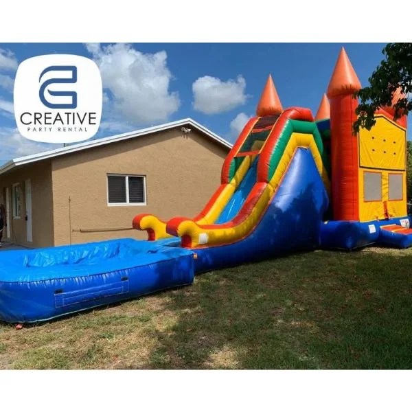 Bounce House Water Slide 0010 Creative Party Rental