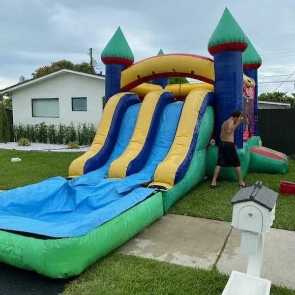 Bounce House Water Slide 0011 Creative Party Rental