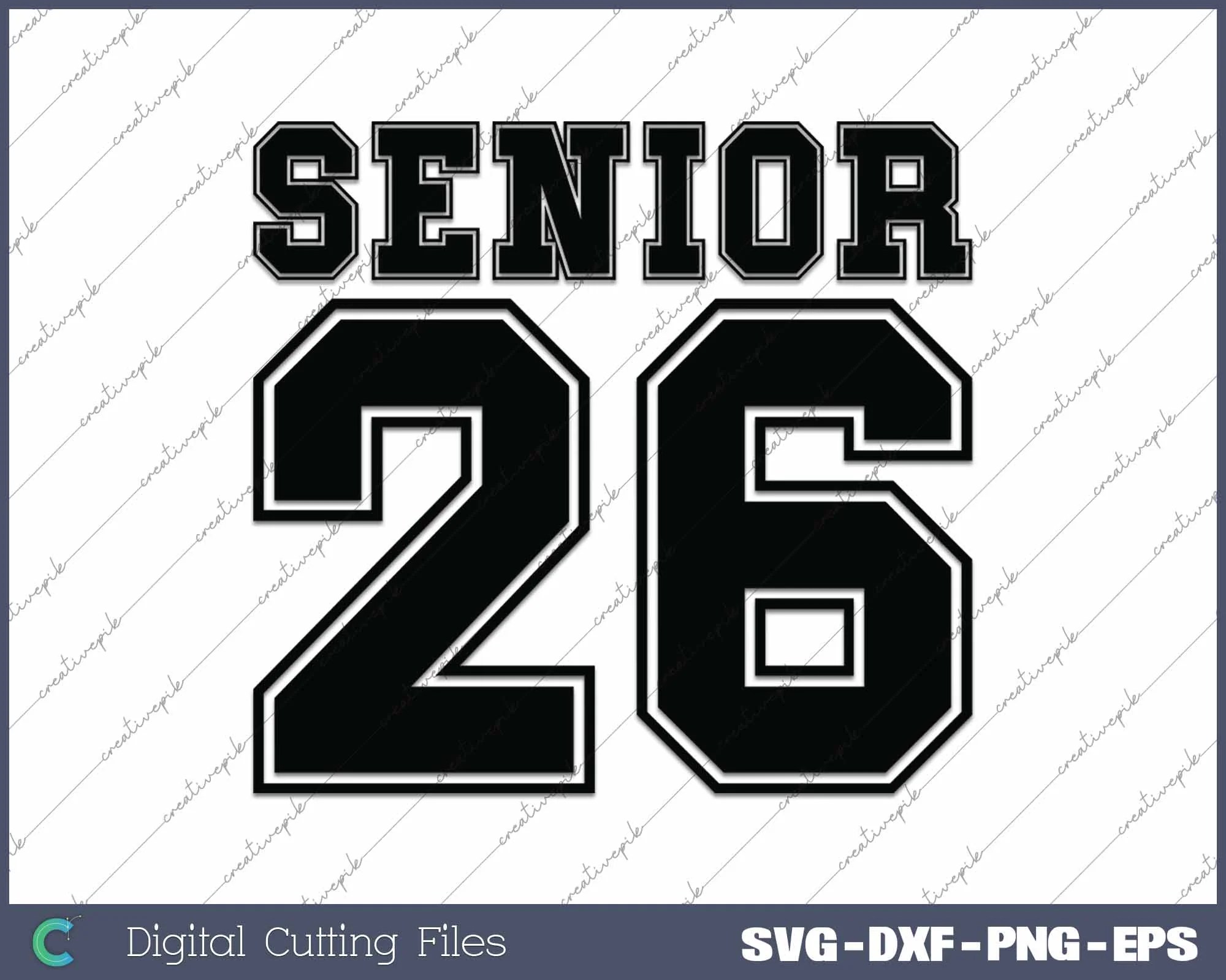 senior 2026 svg Senior 2026 Graduation Senior Class Of 2026 Graduate SVG PNG Files