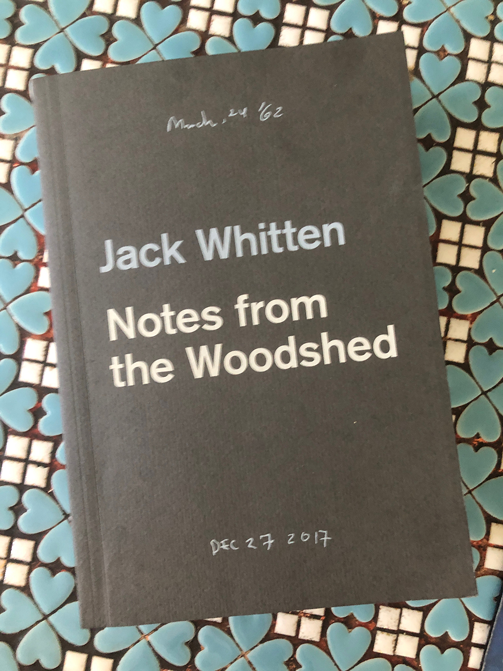Book Jack Whitten 'Notes from the Woodshed' Creative