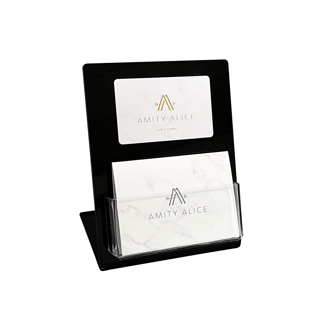 Gift Card Stands Creative Plastic Cards