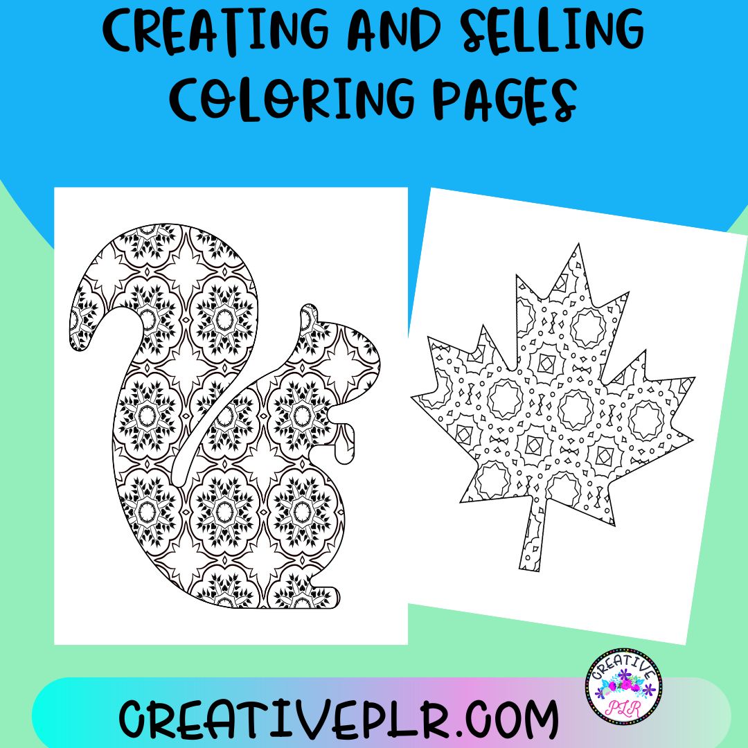 Creating and Selling Coloring Pages Creative PLR