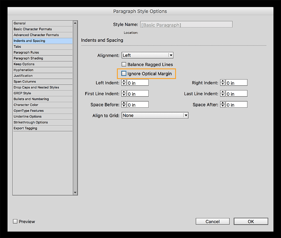 TypeTalk Hung Punctuation & Optical Margin Alignment CreativePro Network