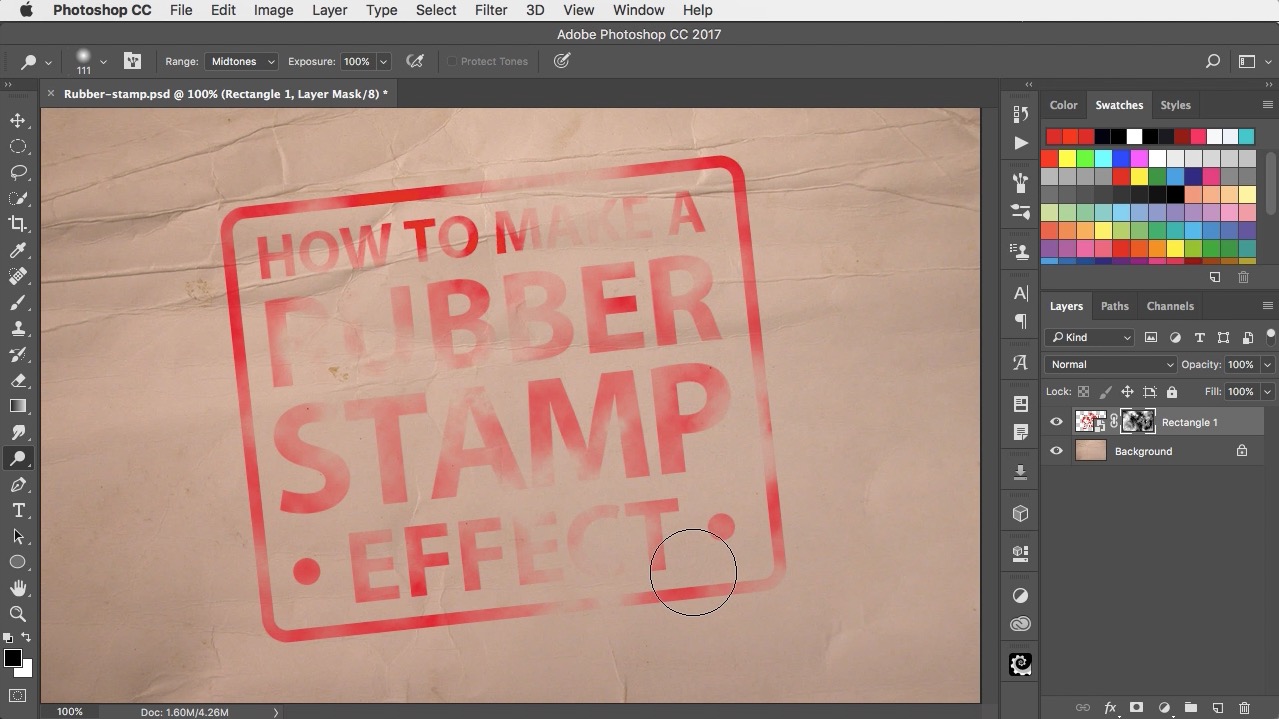 How to Make a Rubber Stamp Effect in CreativePro Network