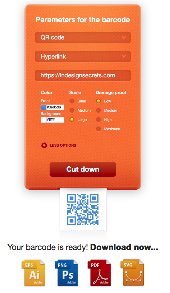 Barcode online generator lasopaattack