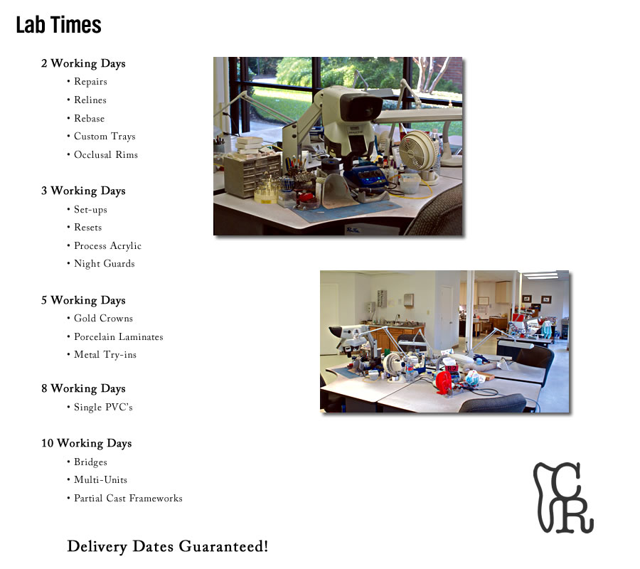 Creative Restorations Lab Times