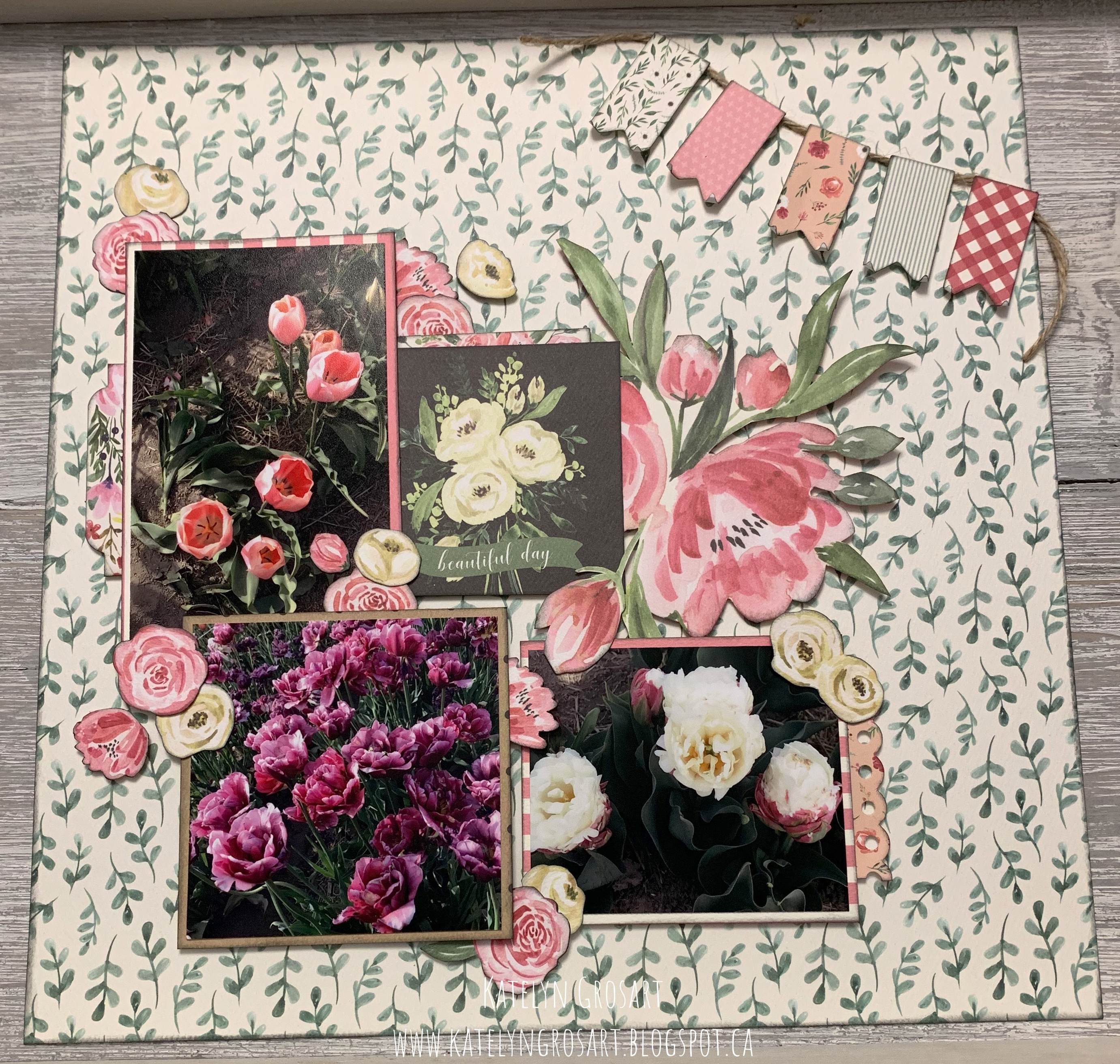 Botanical Garden Collection by Carta Bella for Scrapbooking Layouts