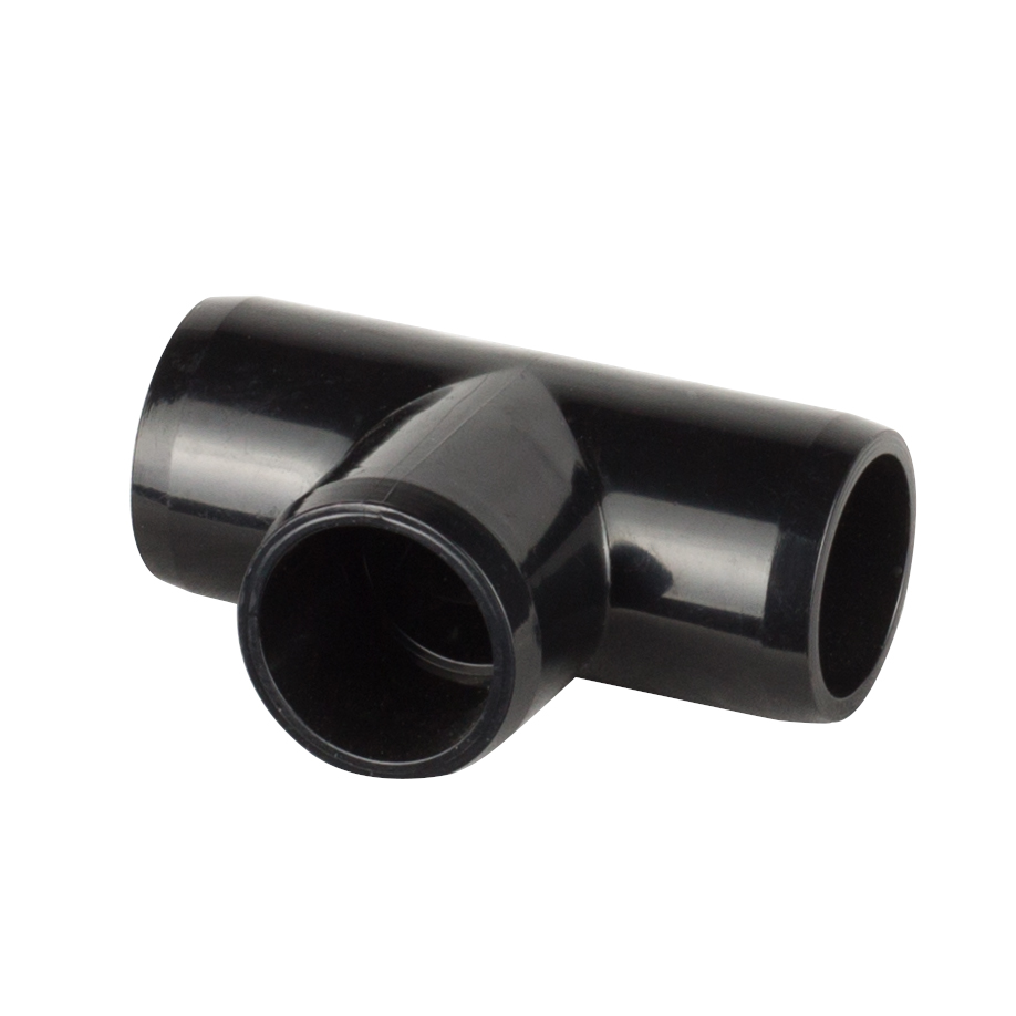 Tee Connector, Black, for 1" PVC (123F Black) Creative Shelters