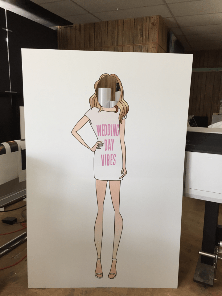 Cardboard Cutout With Face Hole