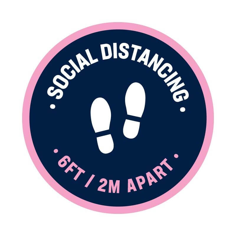 Social Distancing Stickers for Floor Floor Stickers & Decals